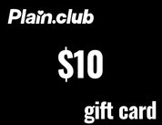 Plain. Digital Gift Card