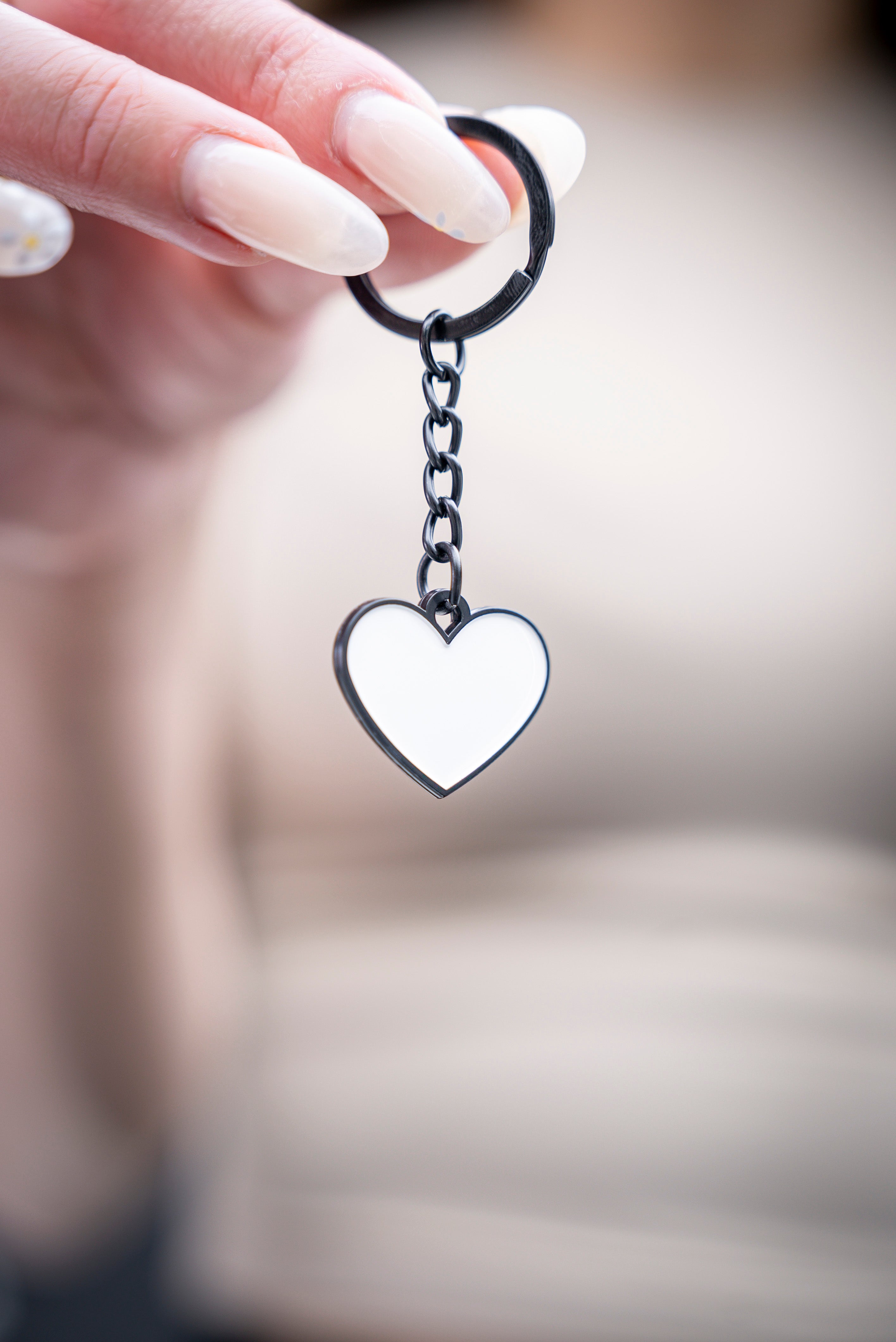“The Plain Pulse” - 1 inch Keychain