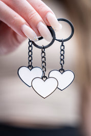 “The Plain Pulse” - 1 inch Keychain