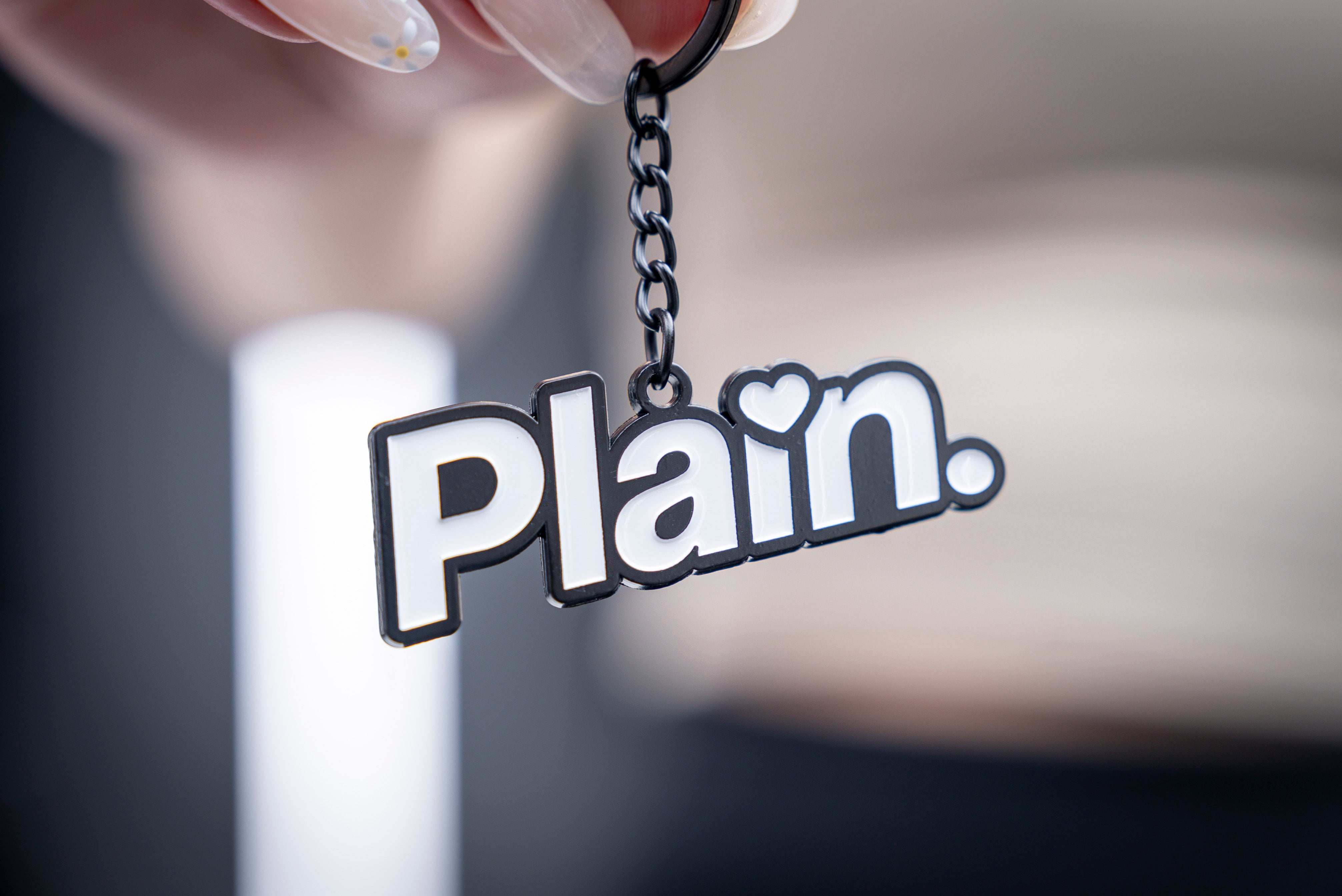 “The Daily Reminder” - Plain. Logo Keychain