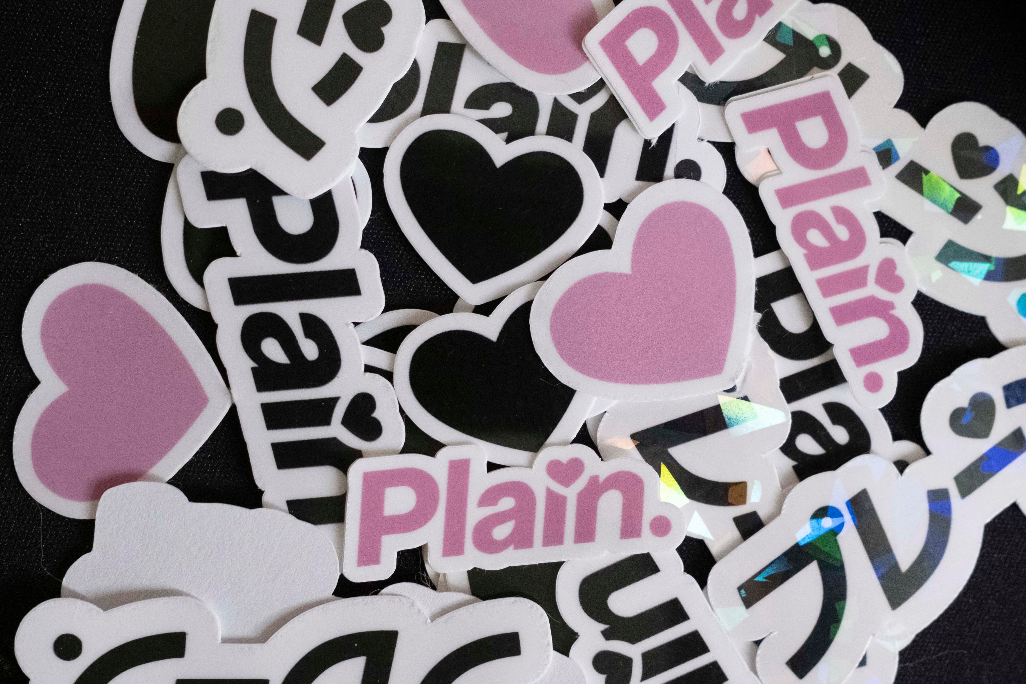 Plain Assorted Mini Stickers
