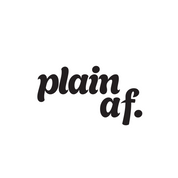 Plain AF 3" Die Cut Sticker