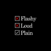 Plain By Choice 4" Die Cut Sticker
