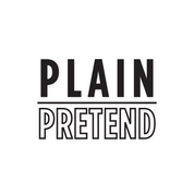 Plain/Pretend 3" Die Cut Sticker